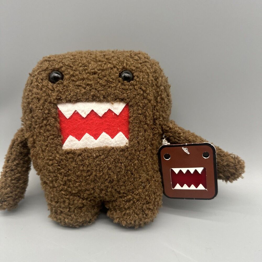 Domo Kun Plush 2007 Play along Jakks Pacific 5” NWT Original Color NHK-TYO 1998